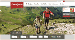 Desktop Screenshot of oberjoch.info